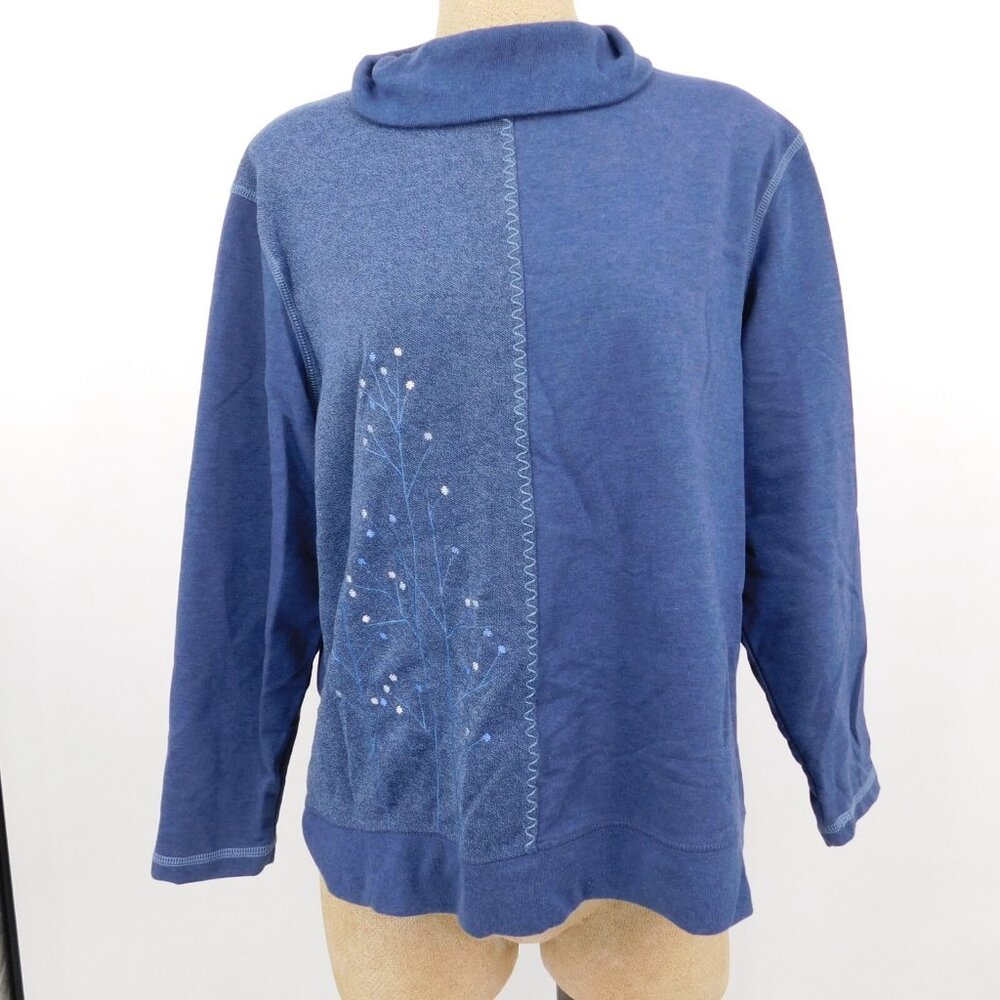 Lot Of 2 Vintage Blast Women Pullover Long Sleeve Jacket Shirt Top Size L - Picture 2 of 13